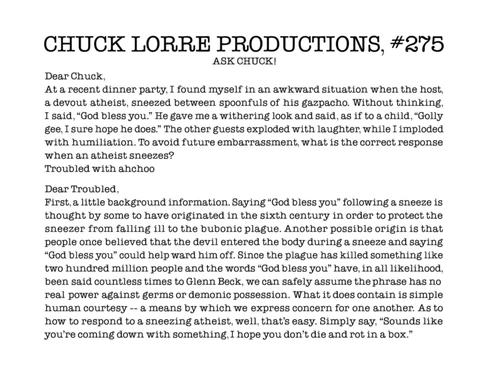 Chuck Lorre Productions, #275.
