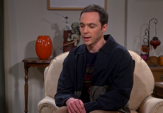 Sheldon apologizing to the Wolowitzes.