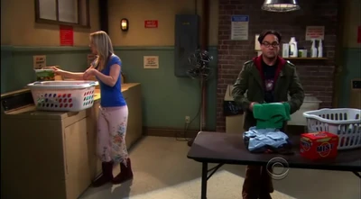 Splitting shopping chores with Sheldon.