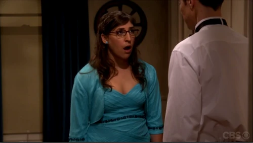 Amy is shocked that Sheldon said that he loves her.