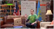 Sheldon introducing "Fun with Flags".