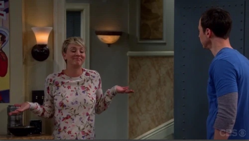 Penny's reaction that she did tell everybody that it was his birthday.