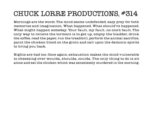 Chuck Lorre Productions, #314.
