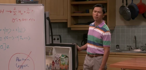 Imagining his life with Tam. - Leonard applies as a roommate.