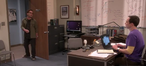 Leonard talking to Sheldon about his friend Tam.