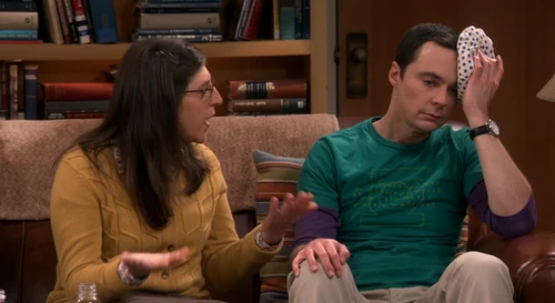 Sheldon hurt his head.