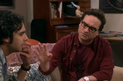 Leonard caves in and says that he'll talk to Penny.