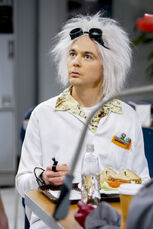 Sheldon as Doc Brown - BTTF.