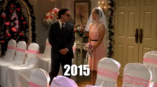 Penny and Leonard are ready.