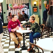 Ice cream parlor set.