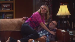Howard interrupting Leonard and Penny together.