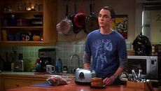 Sheldon making Cylon toast.