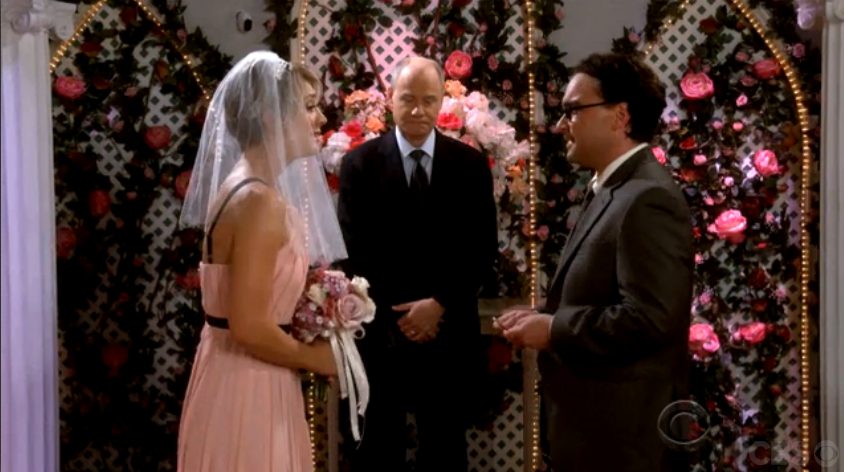 amy farrah fowler wedding dress designer