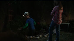 Sheldon digging