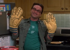 Spock oven mitts.