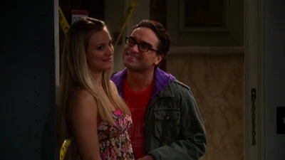 Leonard getting Penny to say I love you.