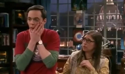 Sheldon is awake.