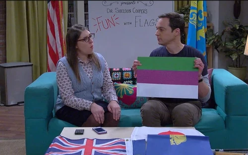 Correcting Amy on air.