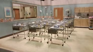 On set hospital nursery.