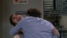 Leonard goes after Raj!