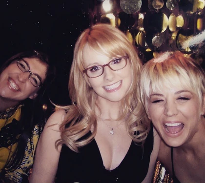 Actresses having fun.