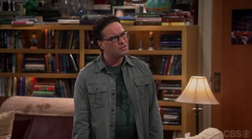 Leonard saying "I'm not glowing, I'm upset".