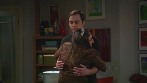 Amy thanks him for the tiara.