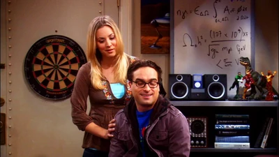 Leonard and Penny.