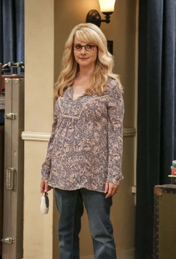 Pregnant Bernadette.