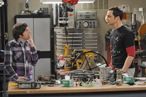 Sheldon asking Howard to meet hawking.