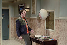 Leonard pranks Sheldon.