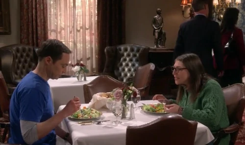 Amy feel bad that her friends aren't there.