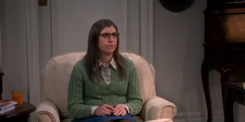 Amy not happy that they're checking out guys for her.