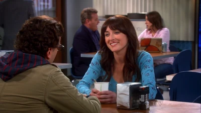 Alex hitting on Leonard.