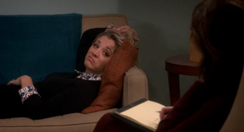 Penny confronting her issues.