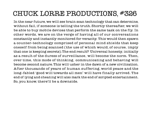 Chuck Lorre Productions, #326.