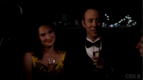 Stuart and Jeanie on the way to the dance.