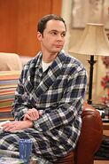 Sheldon improving his mind.