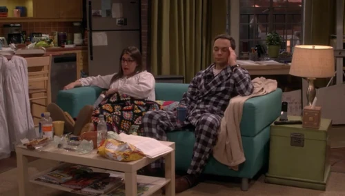 Depressed and in their PJs.
