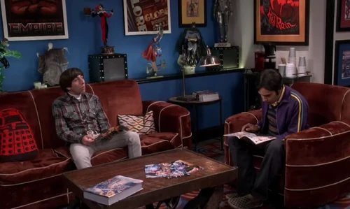 Hanging out at the comic book store.