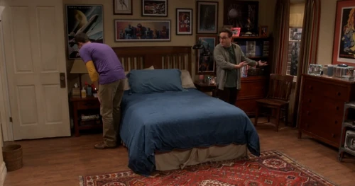 Searching for Leonard's missing figures.