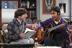 Raj and Howard working on their song.