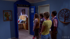 Amy's bedroom is now the interior of the TARDIS.