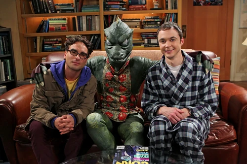 Leonard, Sheldon and his nightmare Gorn.
