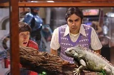 Fascinated by the doctor's iguana.