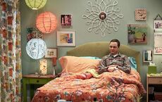 Sheldon waiting for Amy.