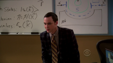 Sheldon's boring lecture.