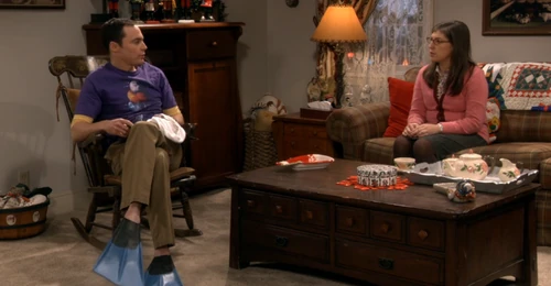 Being my girlfriend, she's saying you're a weirdo, too.