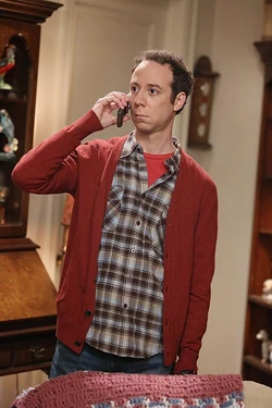 Taking Howard's "let's get this over with" phone call.