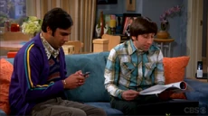 Raj worried about his space probe project.